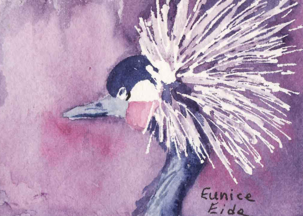 Bad Hair Day, Eunice Eide, watercolor