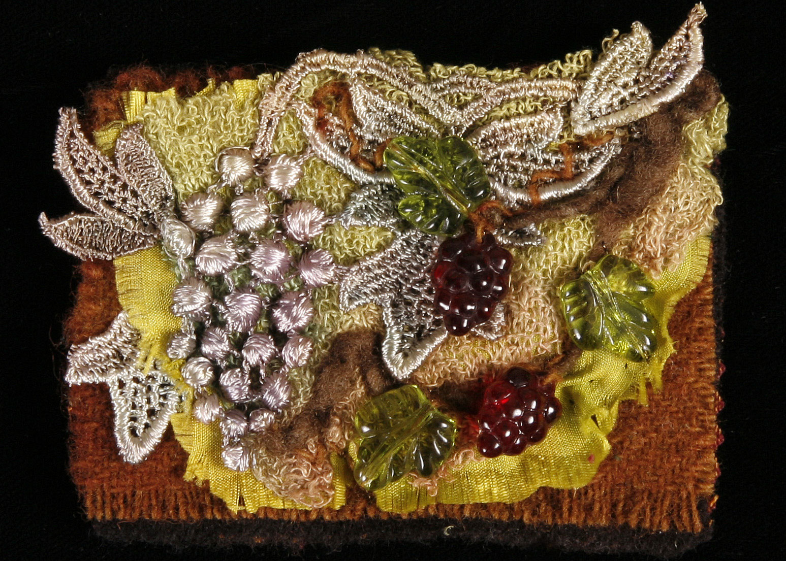 In the Grip of Grape, Erin Eisch, textile
